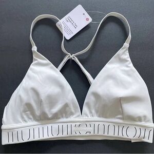 NWT 6 Lululemon License To Train Triangle Bra A/B Cup Vapor Convertible Sports
